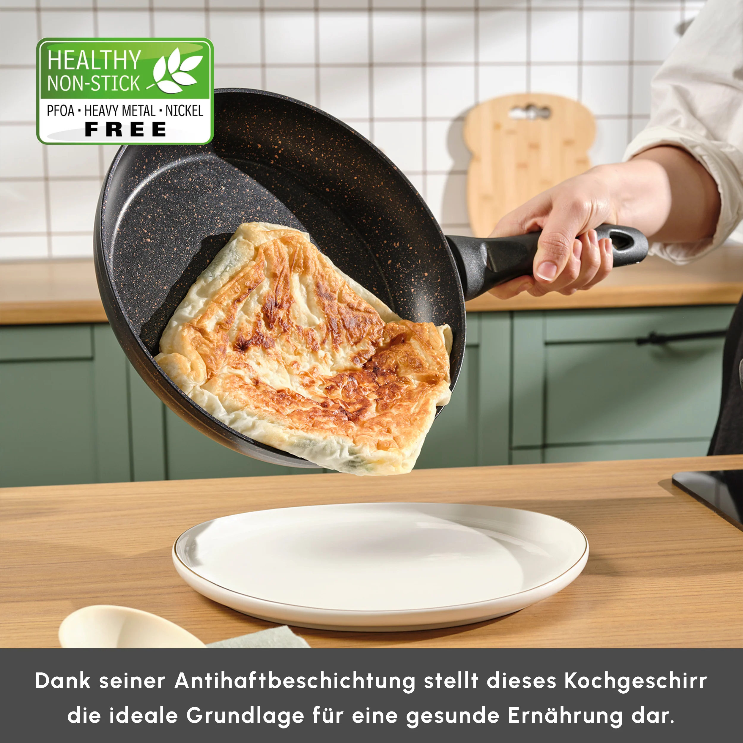 Karaca Biogranit Blackgold V1 7-teiliges Kochgeschirr-Set – Bild 5