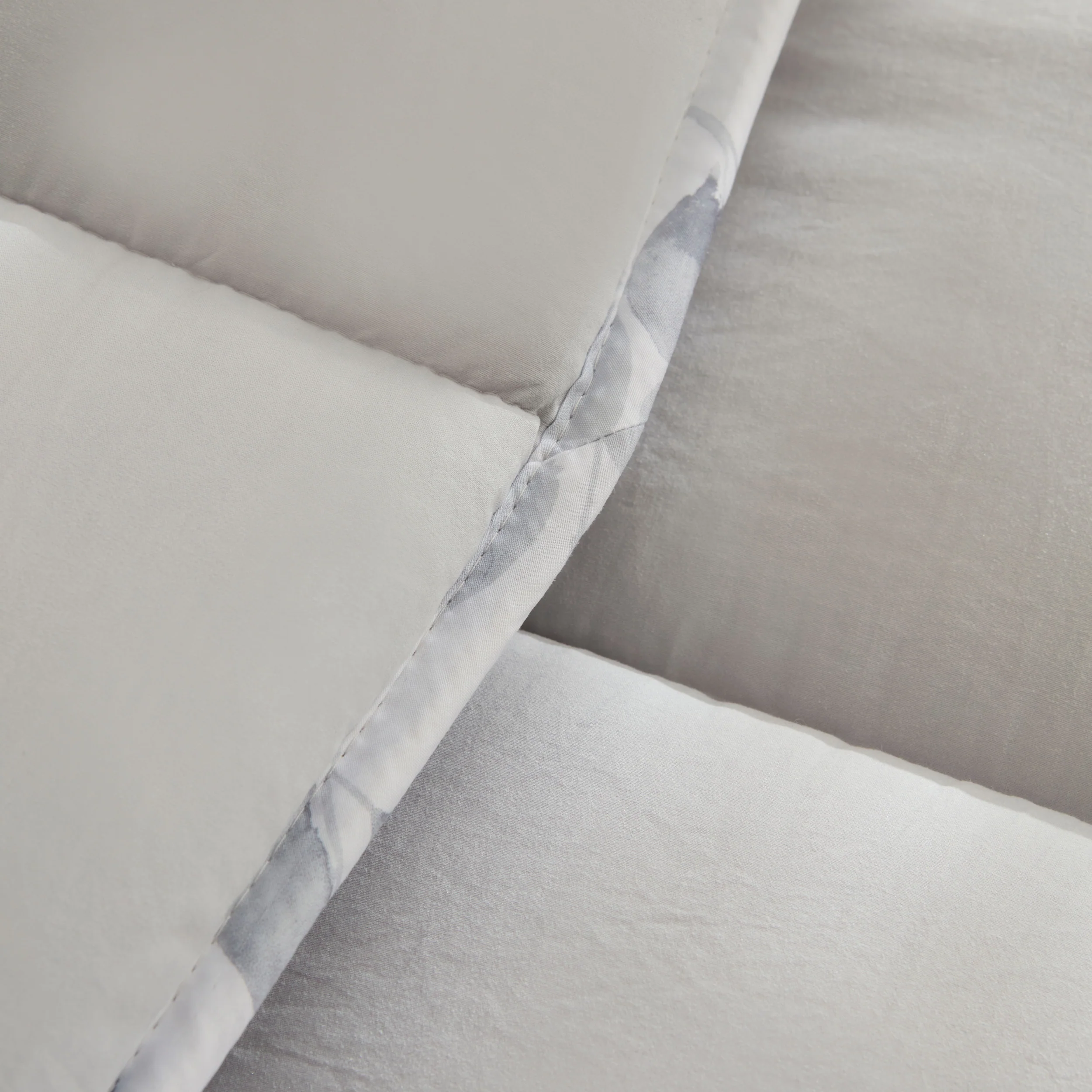 Karaca Leaf Graues Einzel Comforter Set 155x220+50x70 – Bild 4