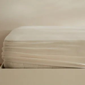 Karaca Home Jersey Spannbettlaken, 140x200+30 cm, Creme