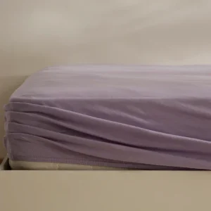 Karaca Home Jersey Spannbettlaken, 160x200+30cm, Flieder