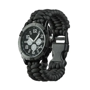 Armbanduhr Army Uhr Fallschirmleine