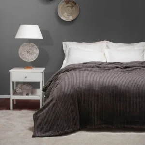 Karaca Home Joena Anthrazit Doppelbettdecke