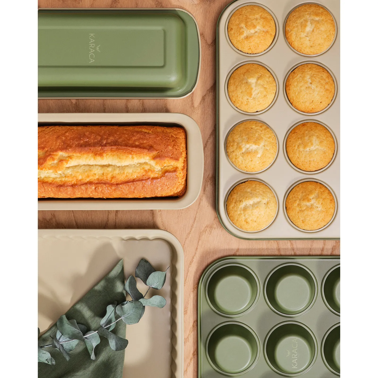 Karaca Jennese Kuchen Backform Karree viereckig – Bild 2