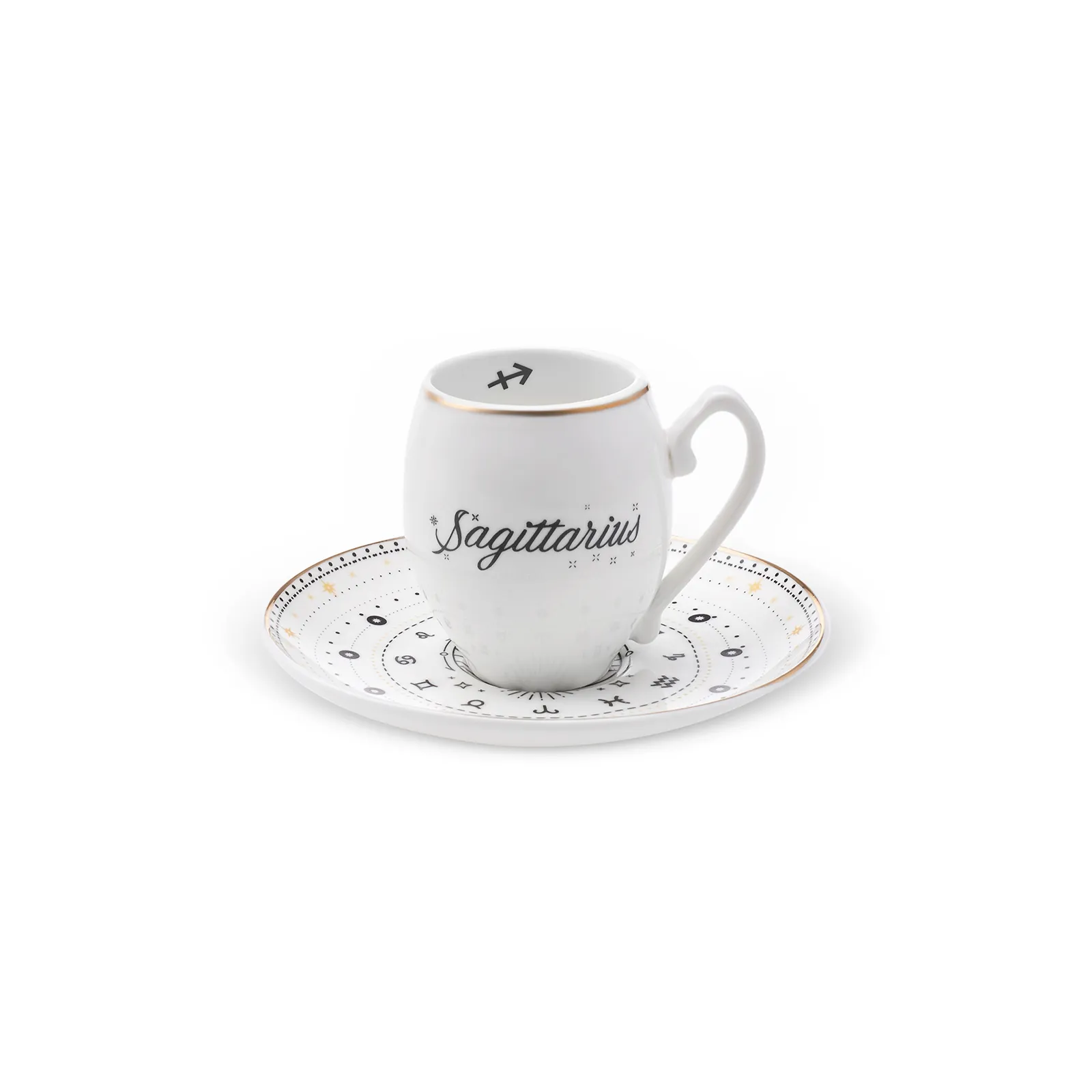 Karaca Sternzeichen Schütze Kaffeetasse 90 ml – Bild 3