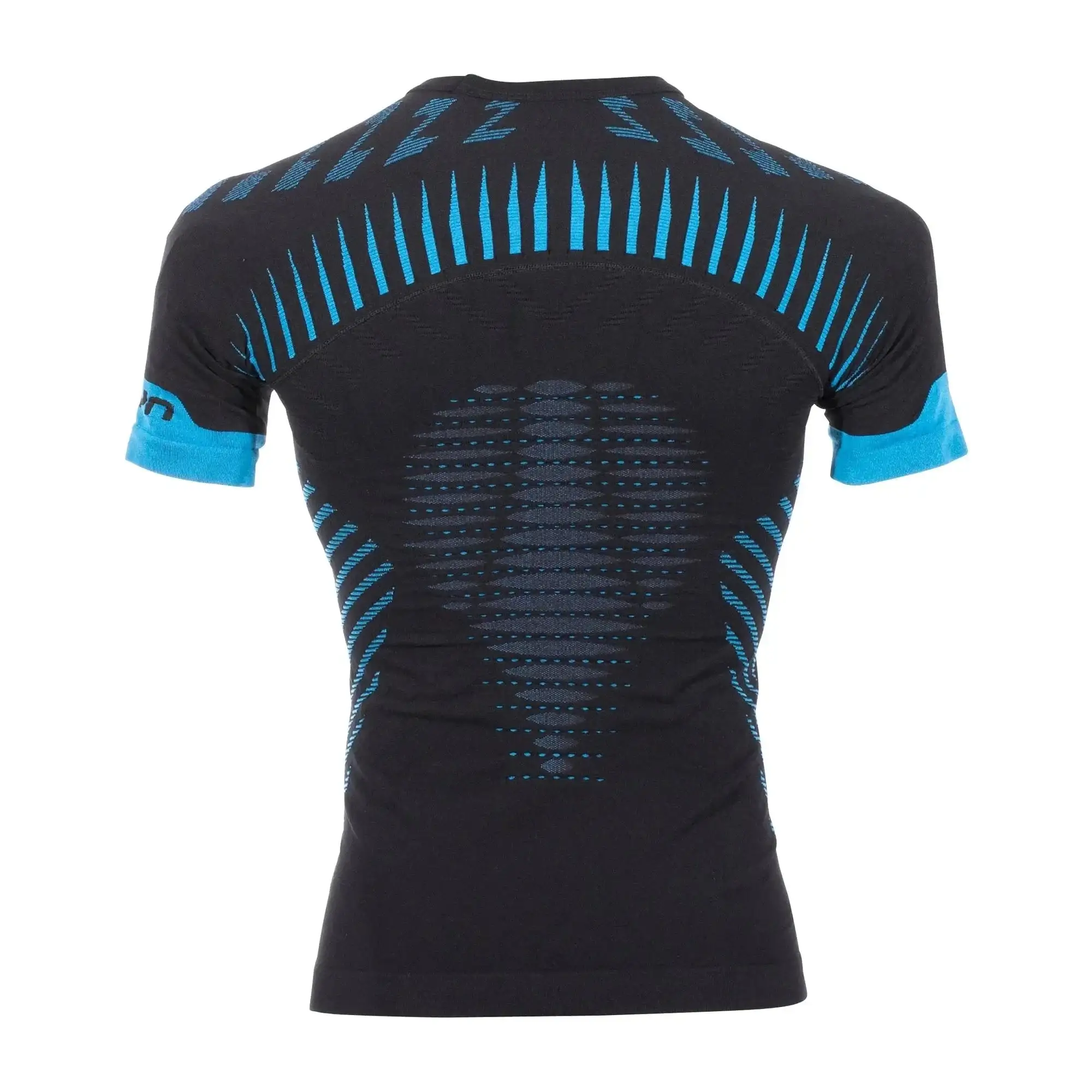 Shortsleeve Running Ultra1 Männer schwarz blau – Bild 2