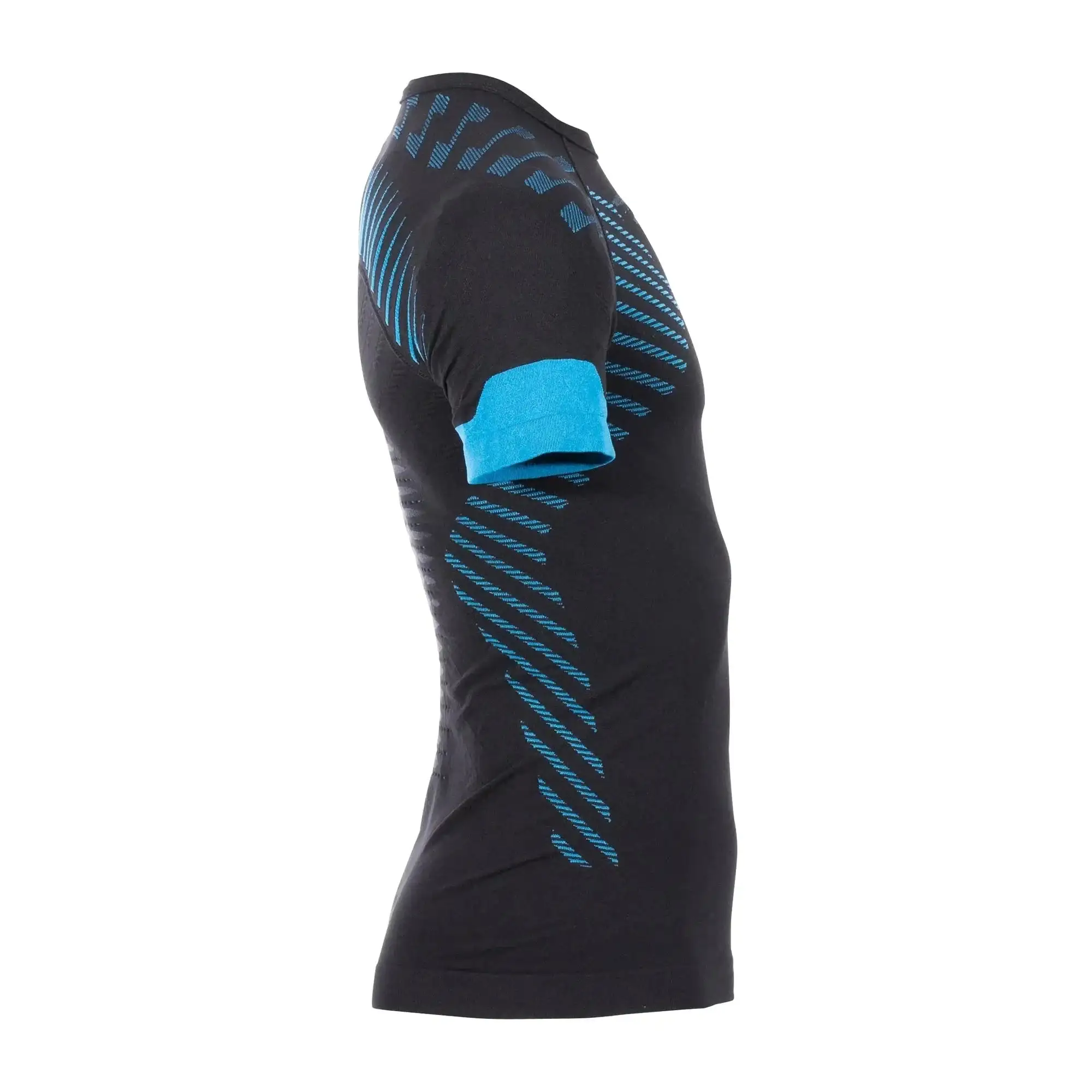 Shortsleeve Running Ultra1 Männer schwarz blau – Bild 3