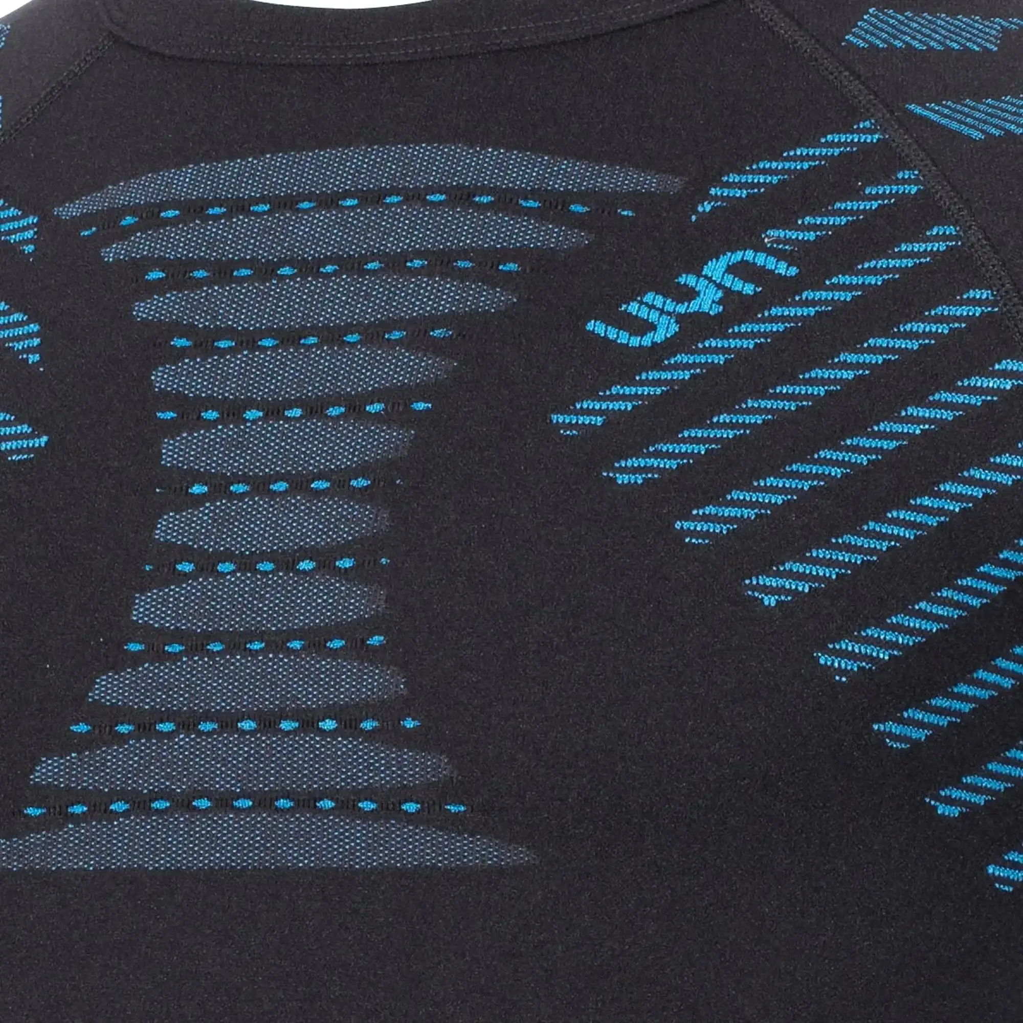 Shortsleeve Running Ultra1 Männer schwarz blau – Bild 4