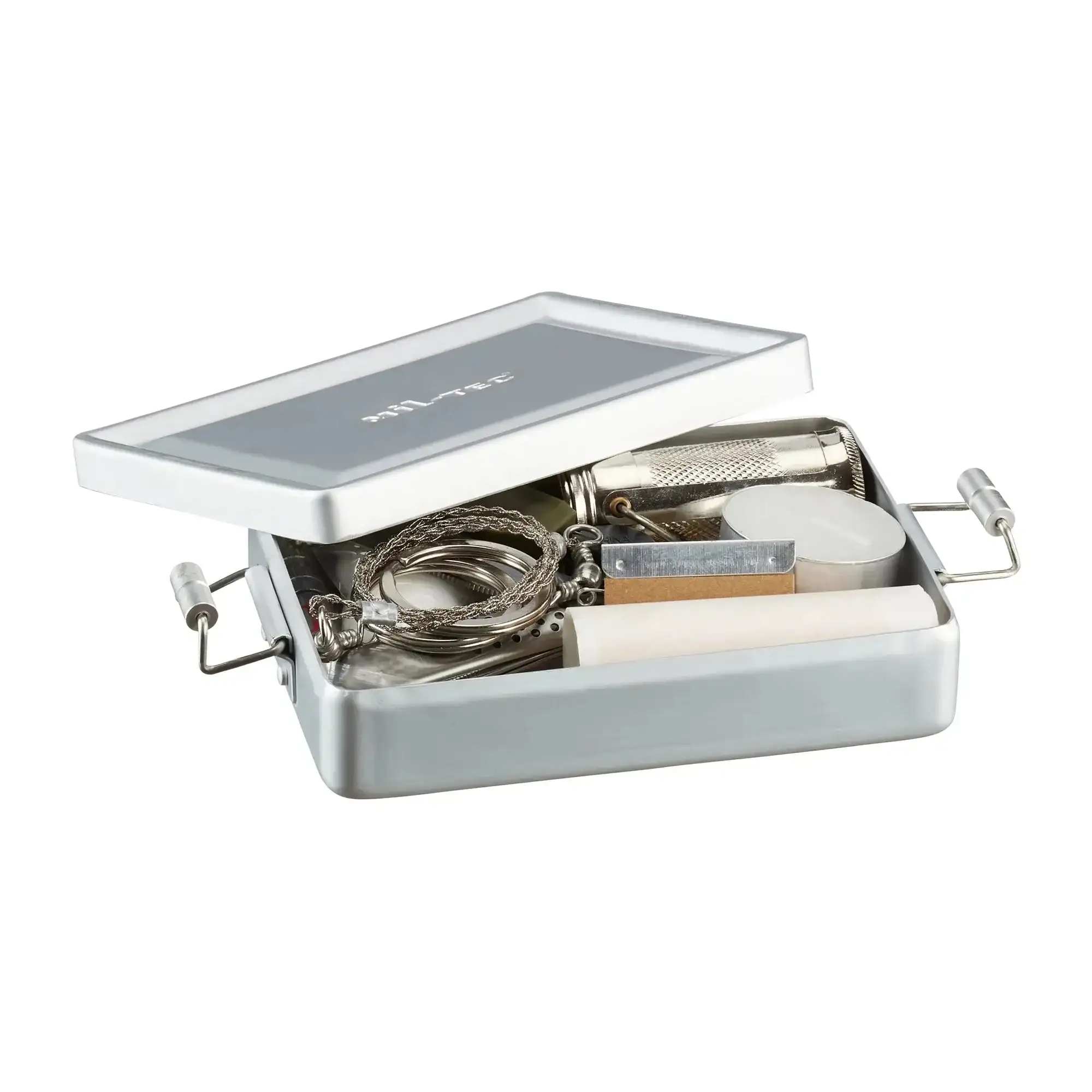 Survivalkit mit Aluminiumbox