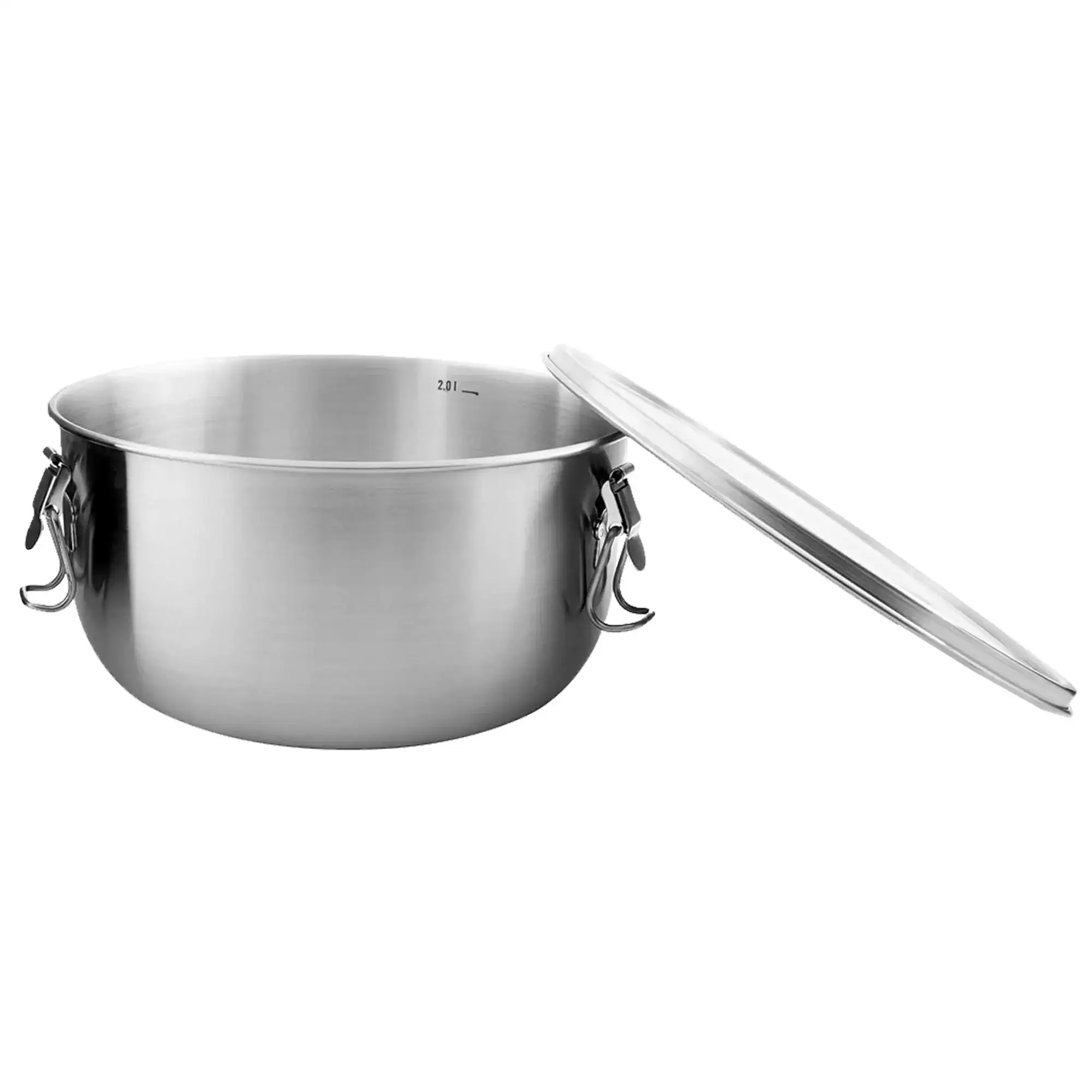 Essensbehälter Foodcontainer 2 L stainless steel – Bild 2