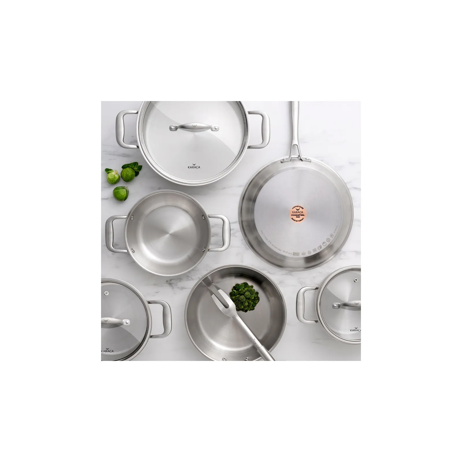 Karaca PowerSteel Pro Tottori 316+ Edelstahl Servierpfanne 20 cm – Bild 4