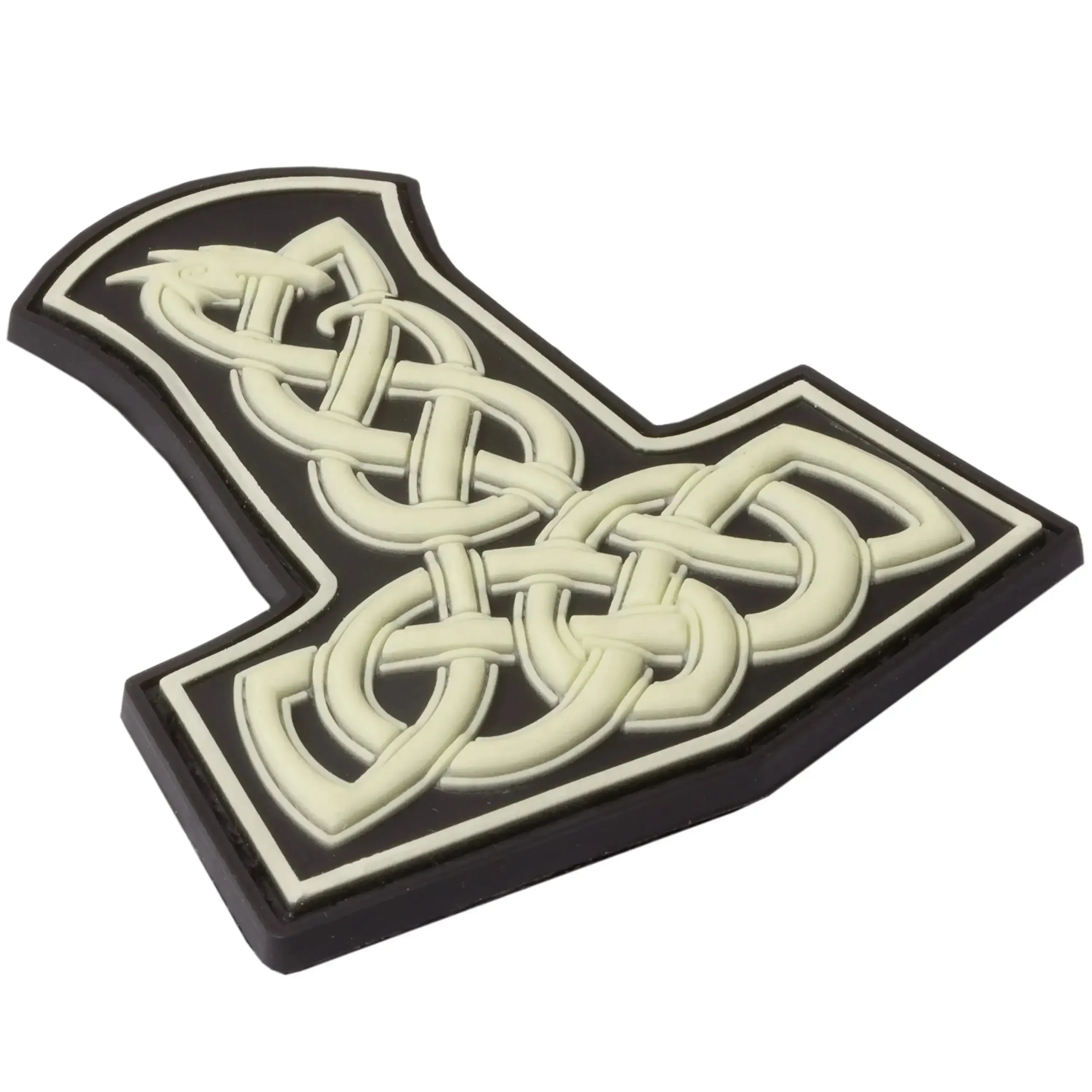 JTG 3D Patch Dragon Thors Hammer nachleuchtend – Bild 2