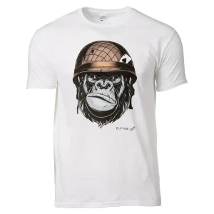 T-Shirt Chest Monkey Helmet