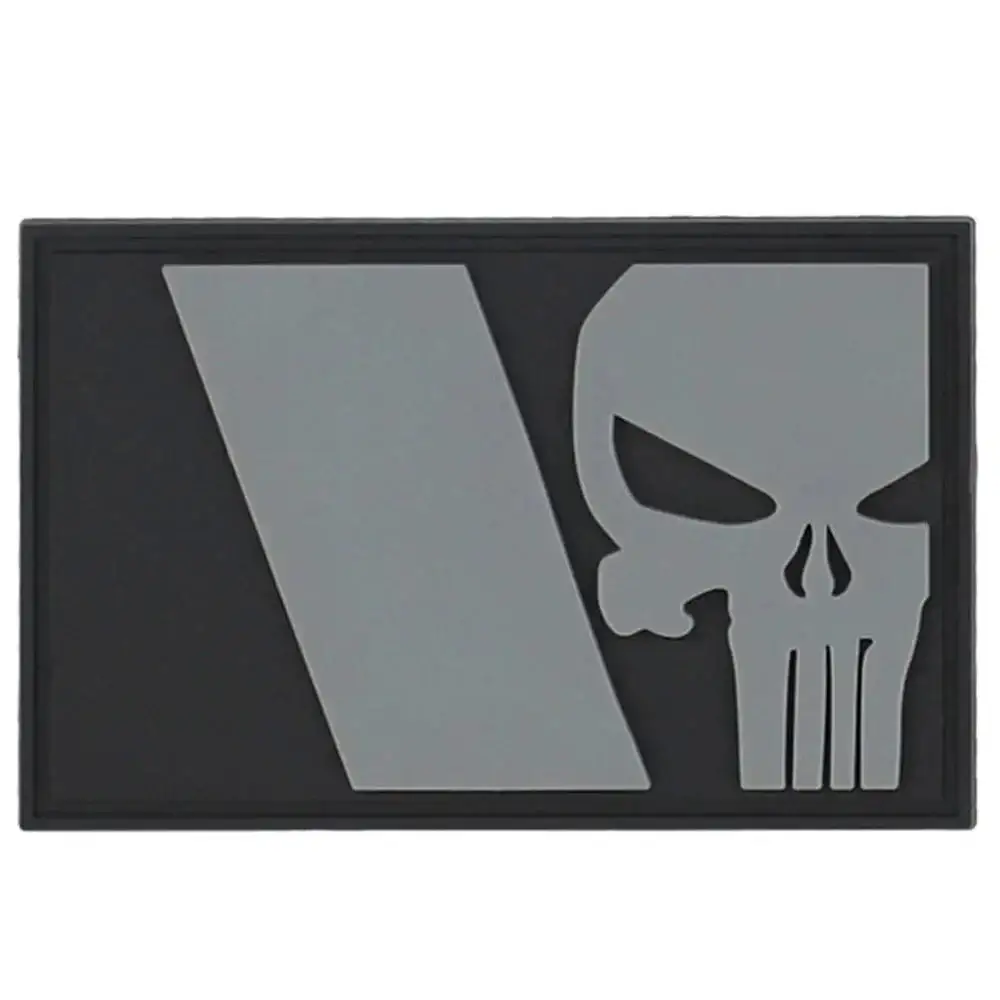 3D Patch PVC Punisher USA Flag – Bild 2