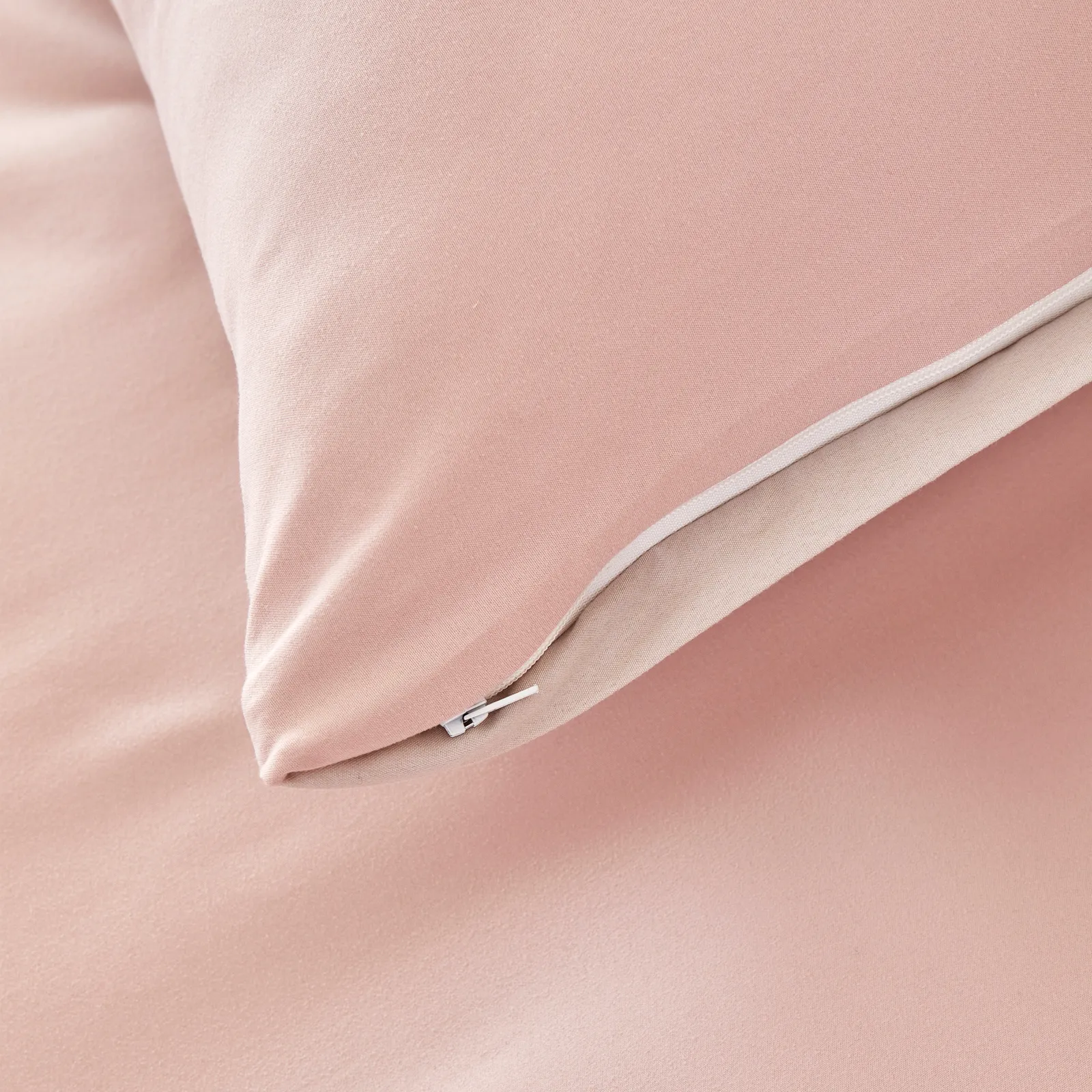 Karaca Home Puderrossa Und Beige Bettbezug Set Doppelt – Bild 7