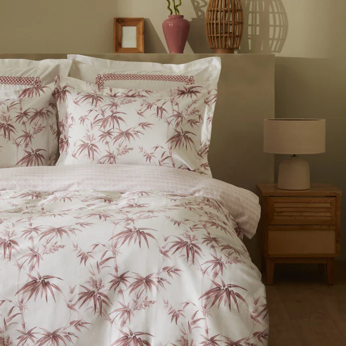 Karaca Home Doğasever Grove Bambus-Einzelbettwäsche-Set Koralle – Bild 2