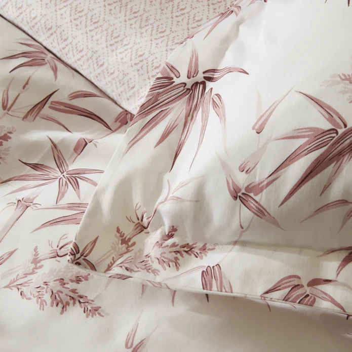 Karaca Home Doğasever Grove Bambus-Einzelbettwäsche-Set Koralle – Bild 5