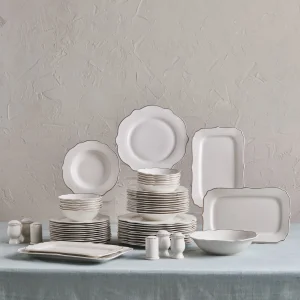 Karaca Elegance Vera 59-Teiliges 12-Personen-Geschirrset, Gold