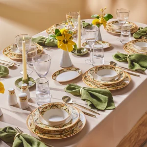 Karaca Forever Bone Orlando 53-teiliges Tafelservice für 12 Personen