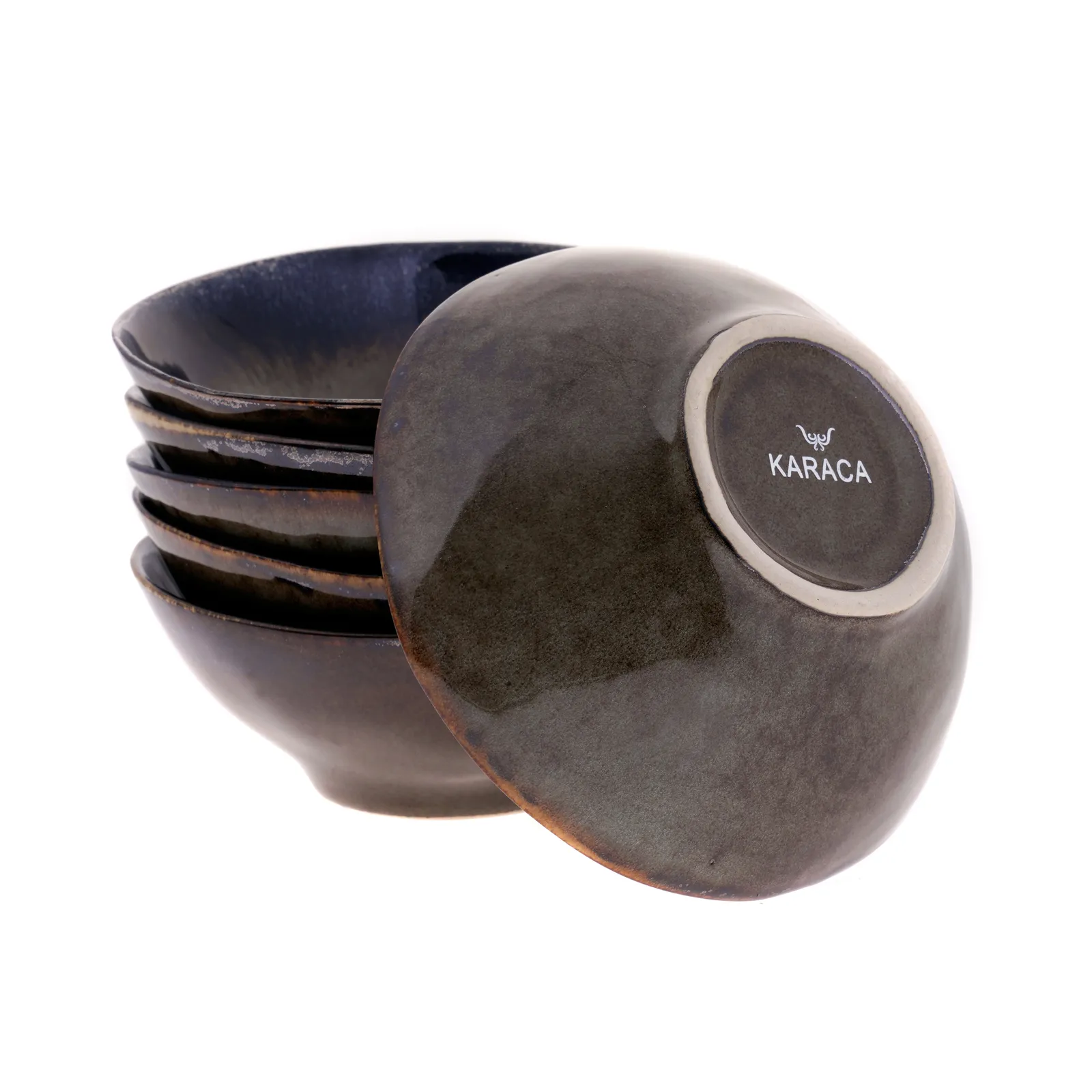 Karaca Olivgrün 24-Teiliges für 6 Personen Reactive Geschirrset – Bild 5