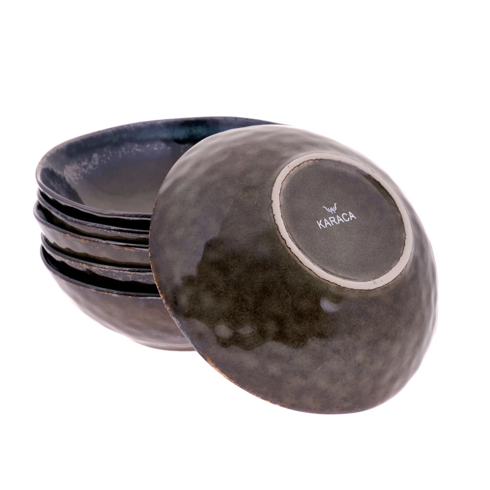 Karaca Olivgrün 24-Teiliges für 6 Personen Reactive Geschirrset – Bild 8