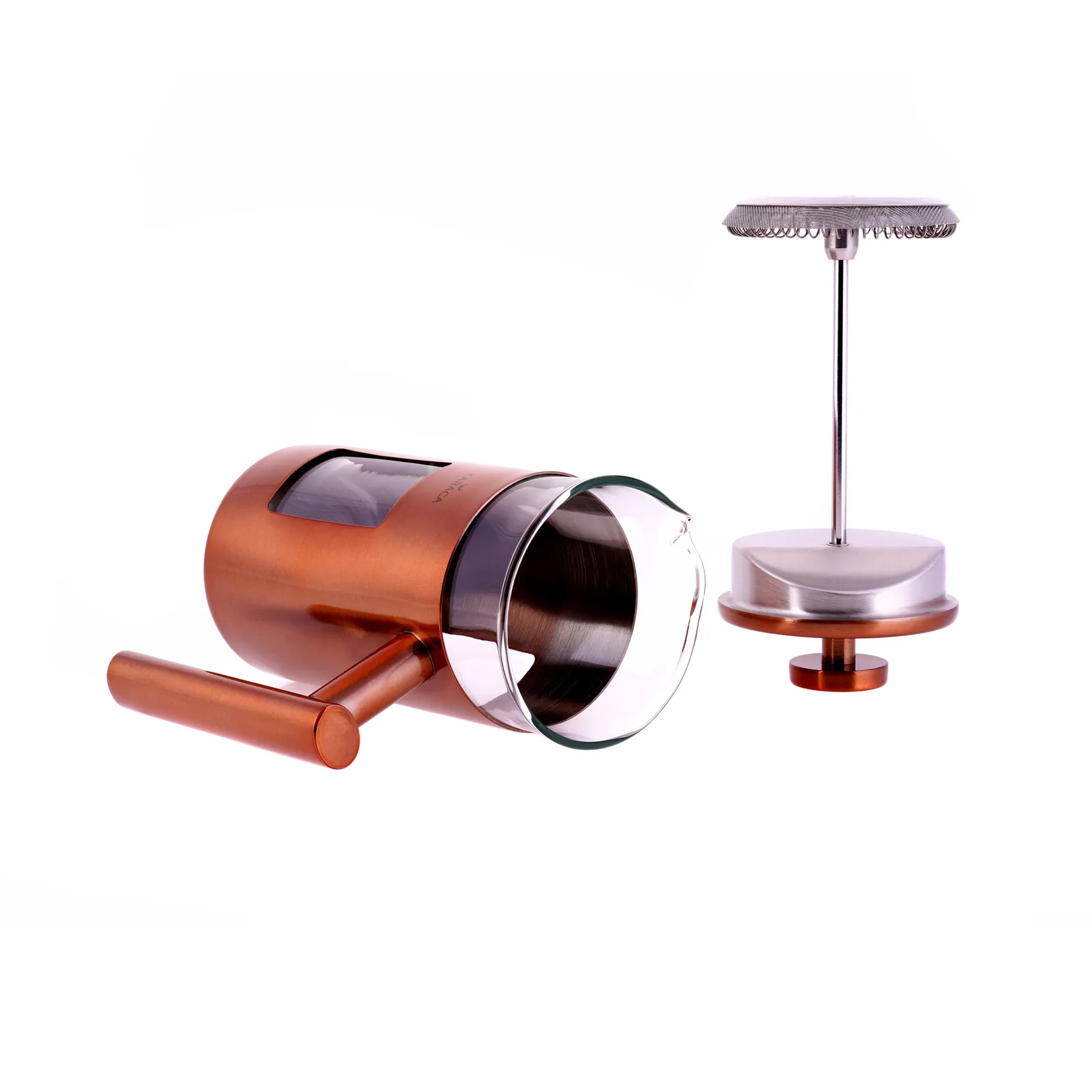 Karaca Borosilikat Glas Kupfer French Press 350 ml – Bild 8