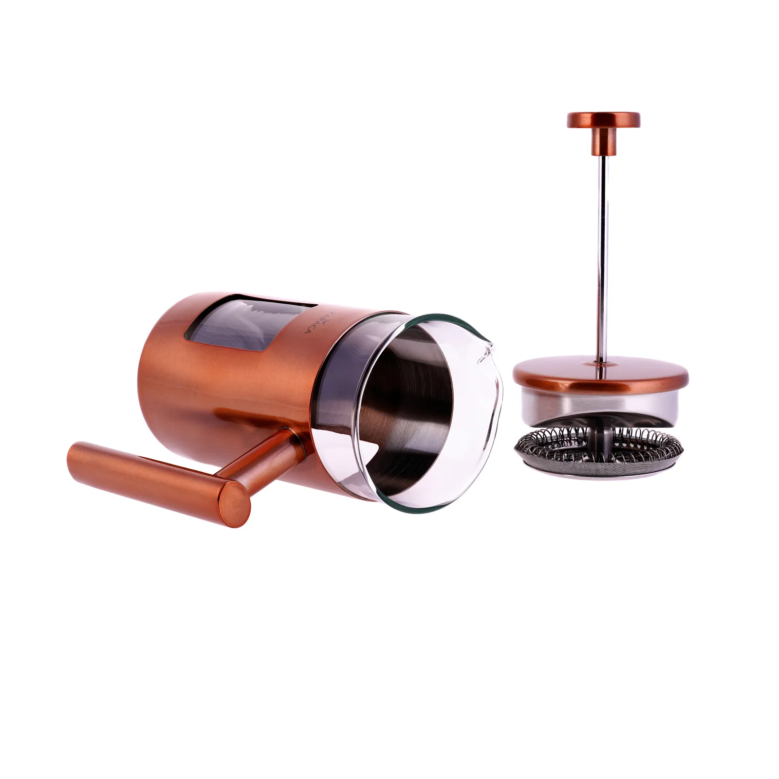 Karaca Borosilikat Glas Kupfer French Press 350 ml – Bild 9