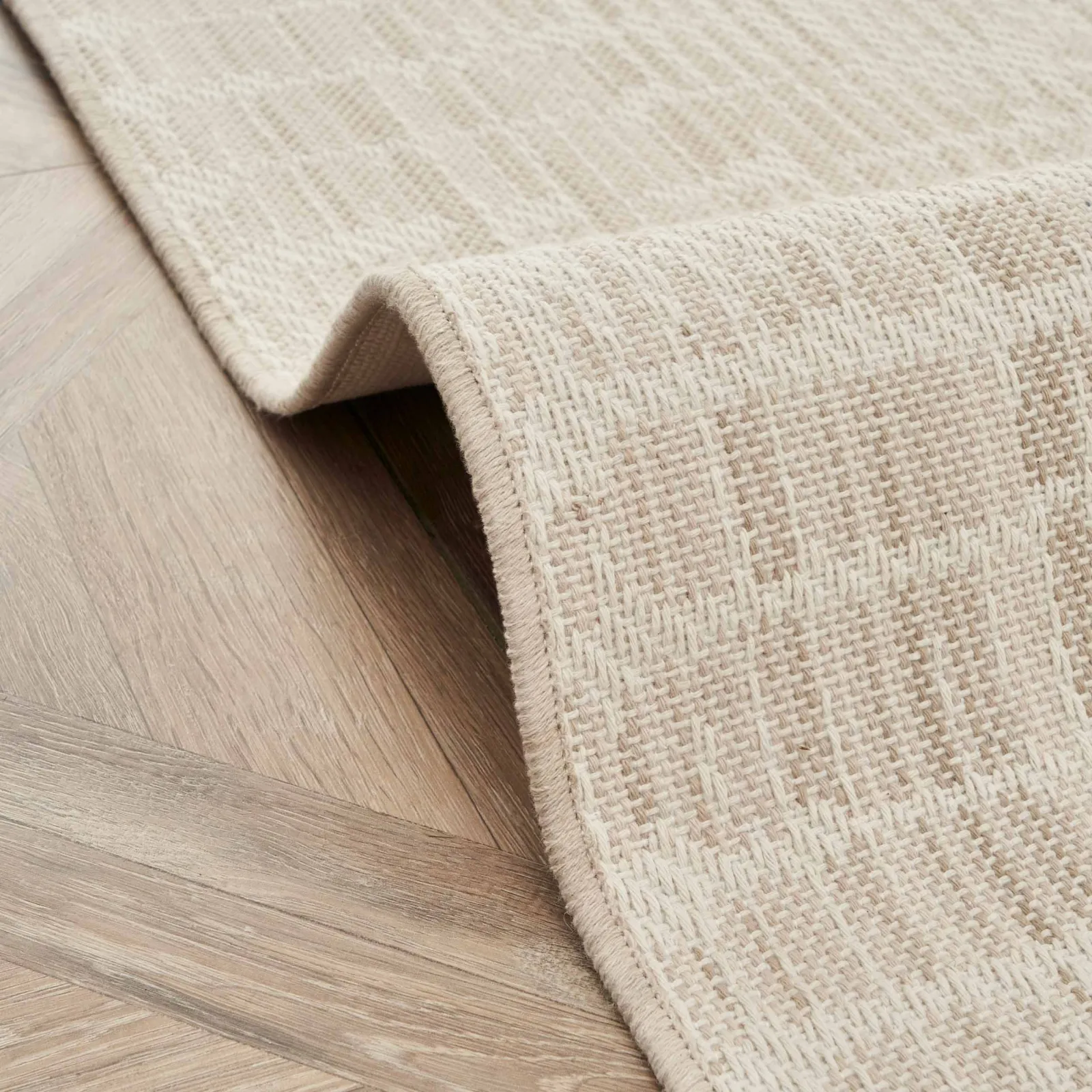 Kaşmir Halı Dogasever Recycelte Baumwollteppiche Regen 160x230 cm – Bild 2