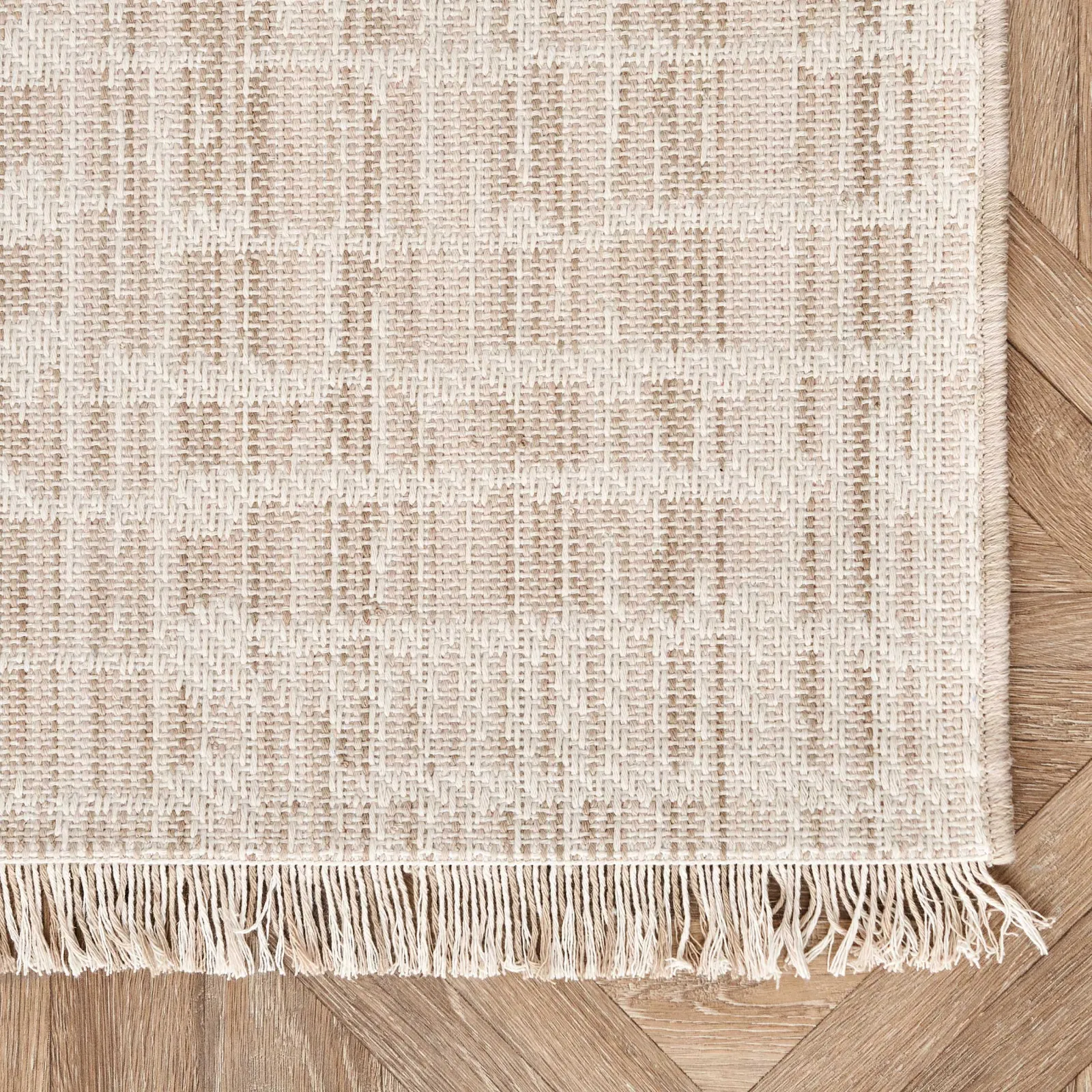 Kaşmir Halı Dogasever Recycelte Baumwollteppiche Regen 160x230 cm – Bild 3