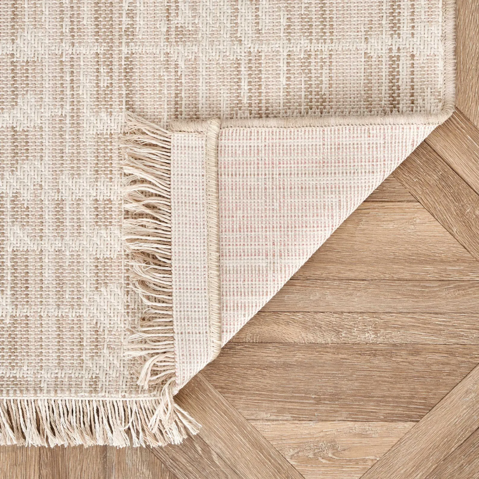 Kaşmir Halı Dogasever Recycelte Baumwollteppiche Regen 160x230 cm – Bild 5