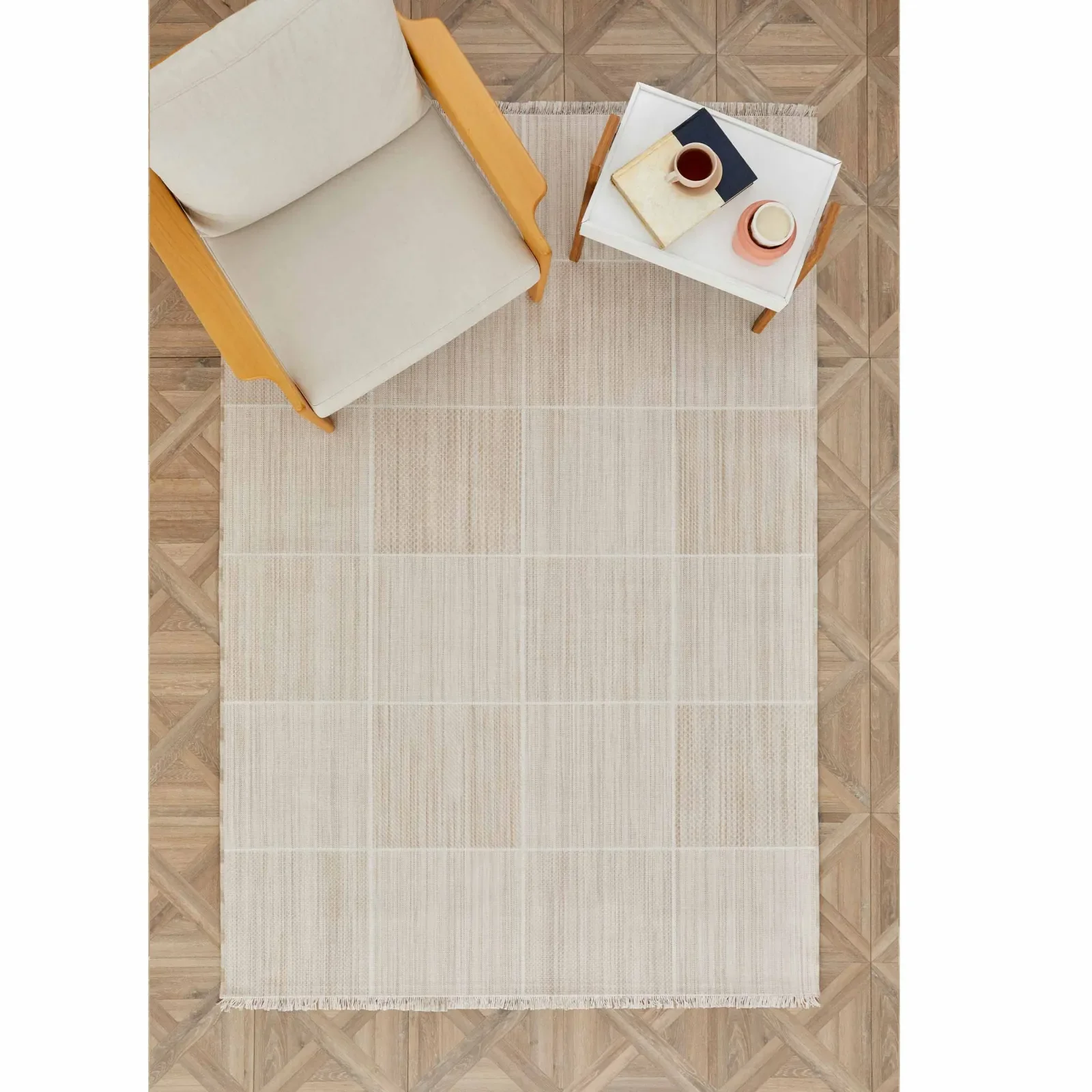 Kaşmir Halı Dogasever Recycelte Baumwollteppiche Lava 120x180 cm – Bild 2