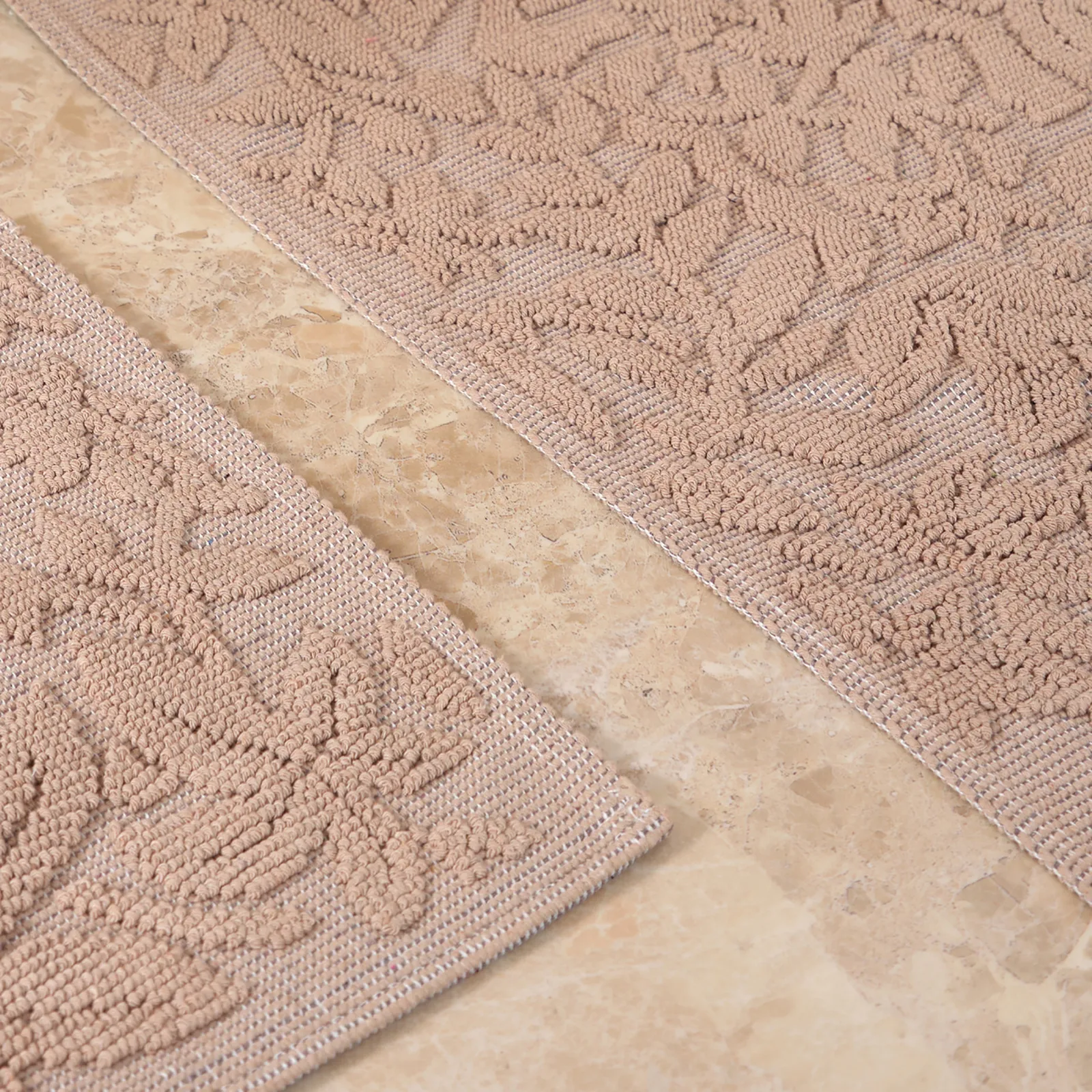 Karaca Home Kelly Flower Mattenset in Beige – Bild 2