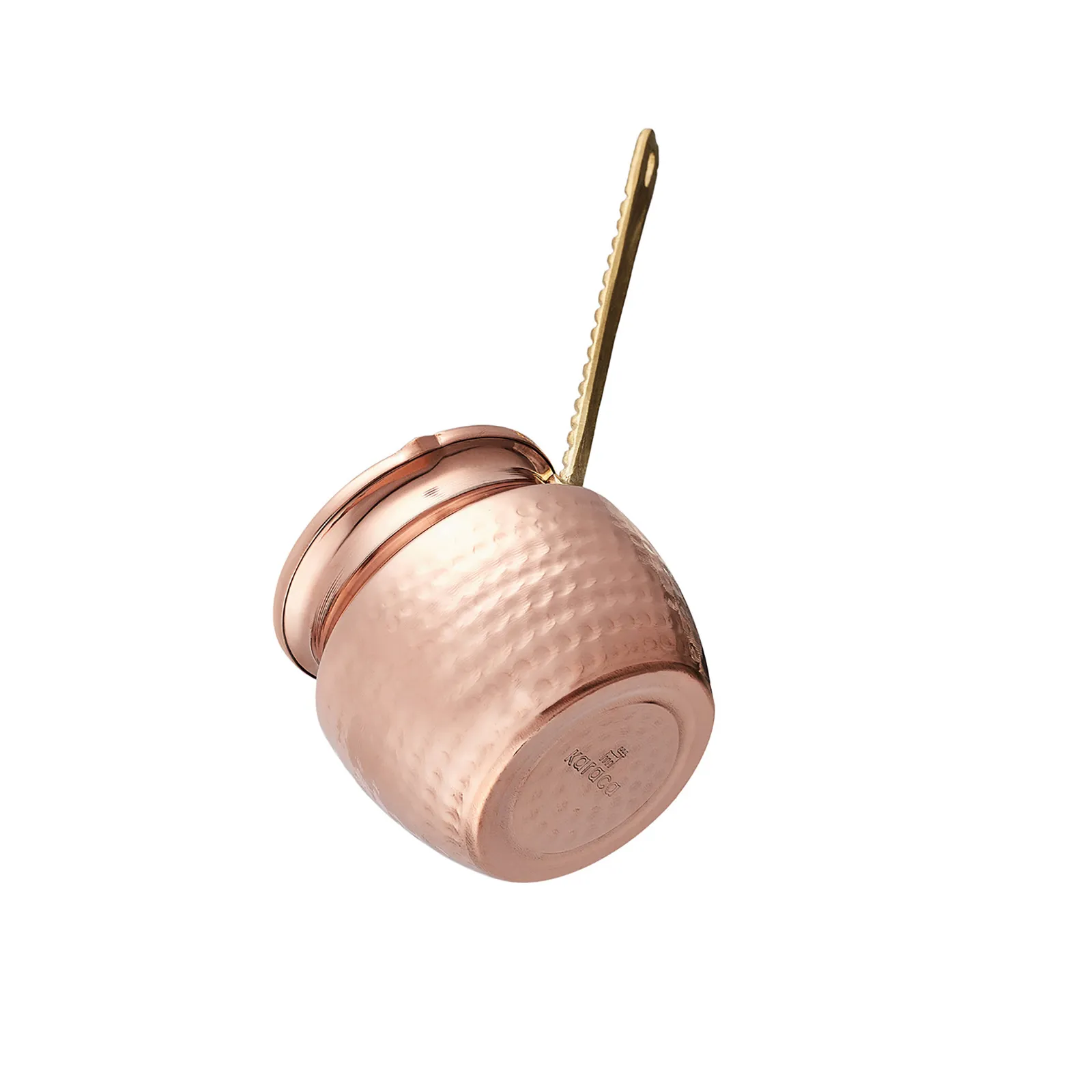 Karaca Alacahoyuk Kupfer Kaffeekanne groß – Bild 3