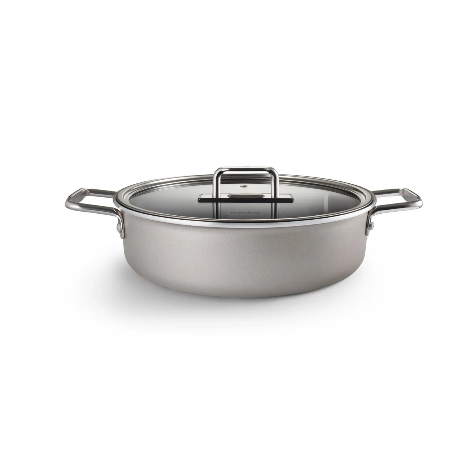 Karaca Mastermaid BioDiamond 9-teiliges Kochtopfset Beige – Bild 4