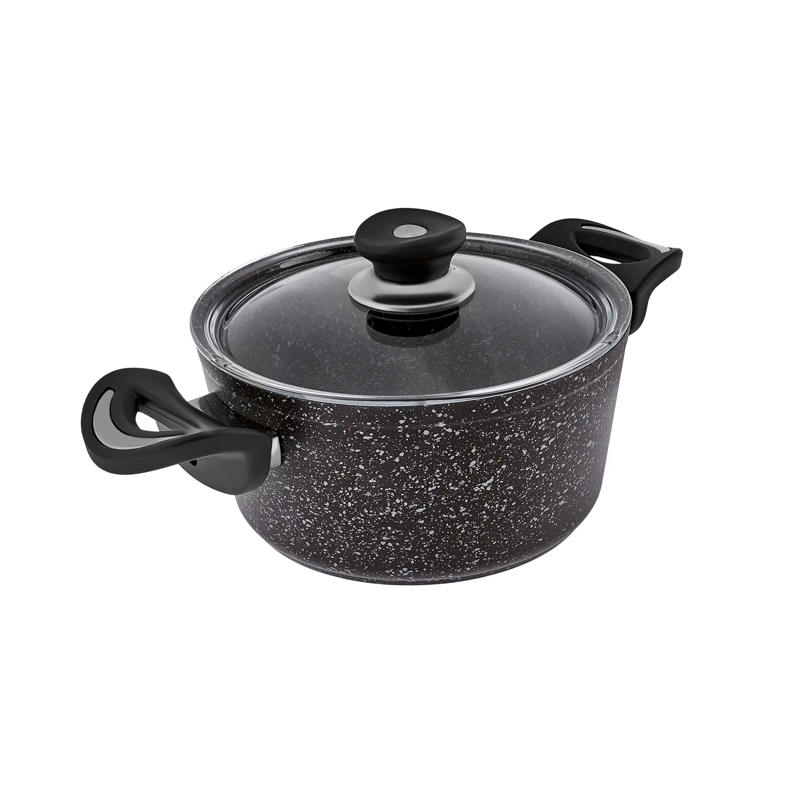 Karaca Defne Bio Granit 4-teiliges Midi Kochtopfset Schwarz – Bild 8