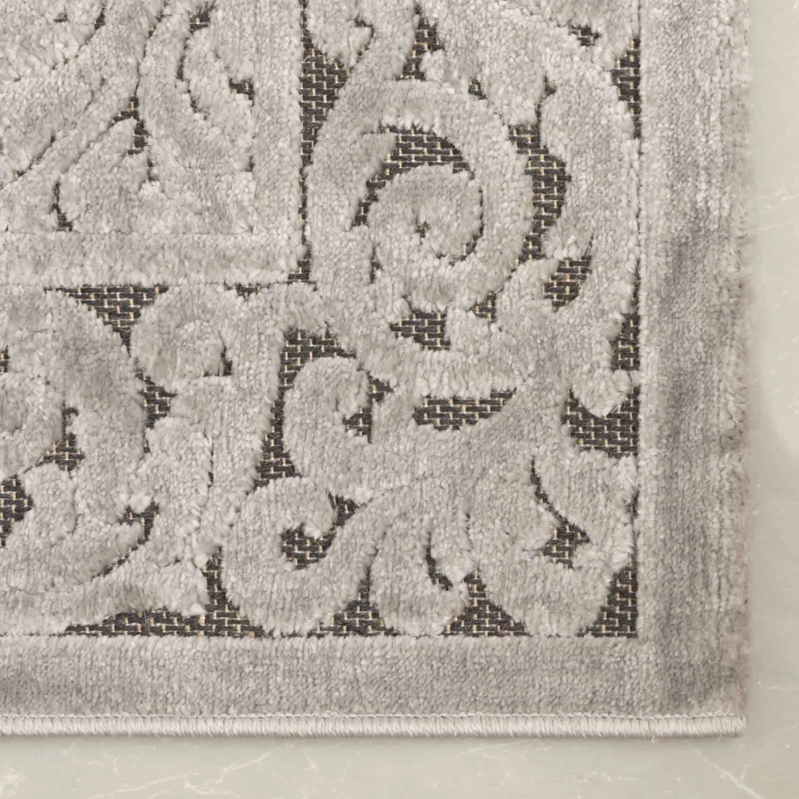 Kasmir Teppich 7/24 Königin Victoria Grau 160x230 cm – Bild 3