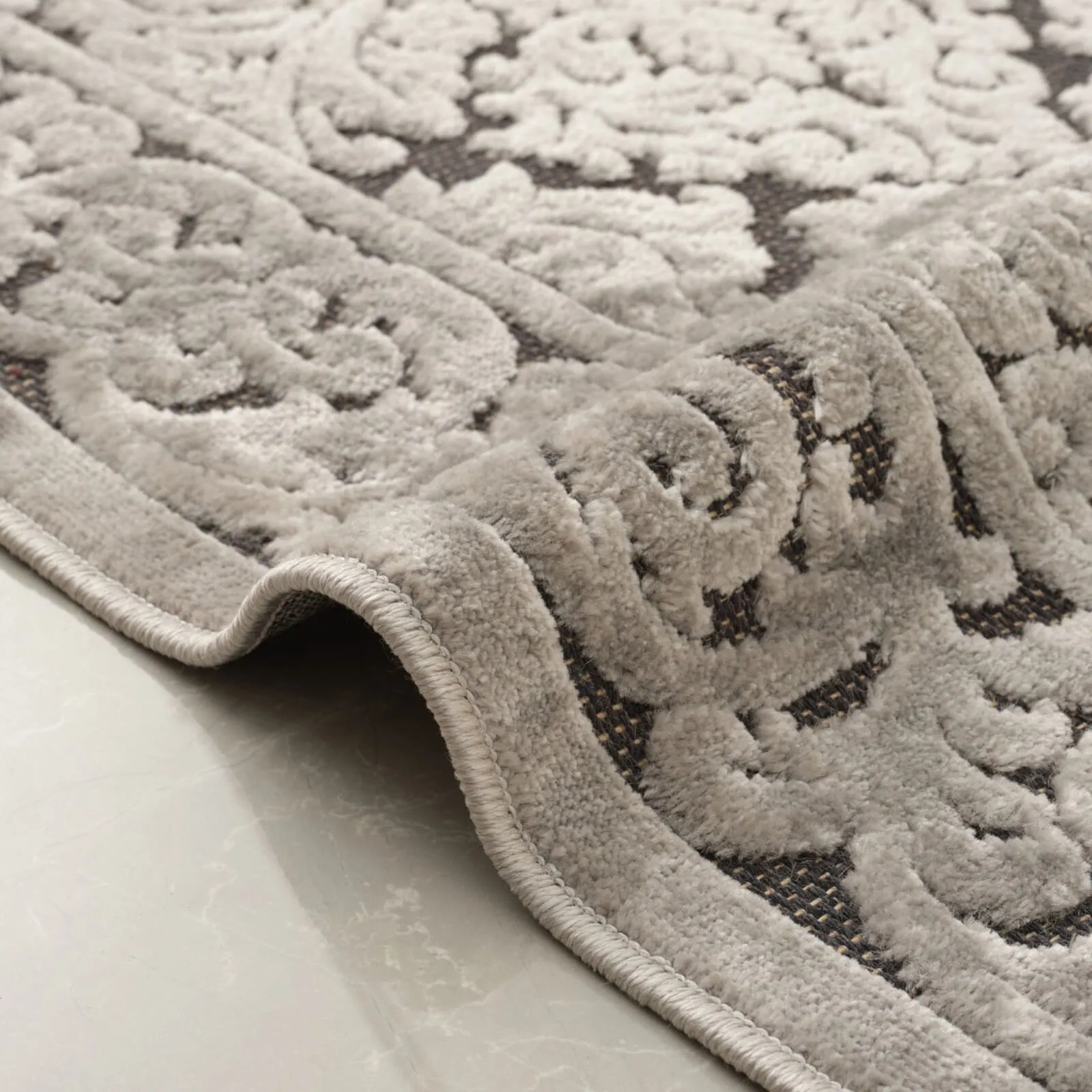 Kasmir Teppich 7/24 Königin Victoria Grau 160x230 cm – Bild 5