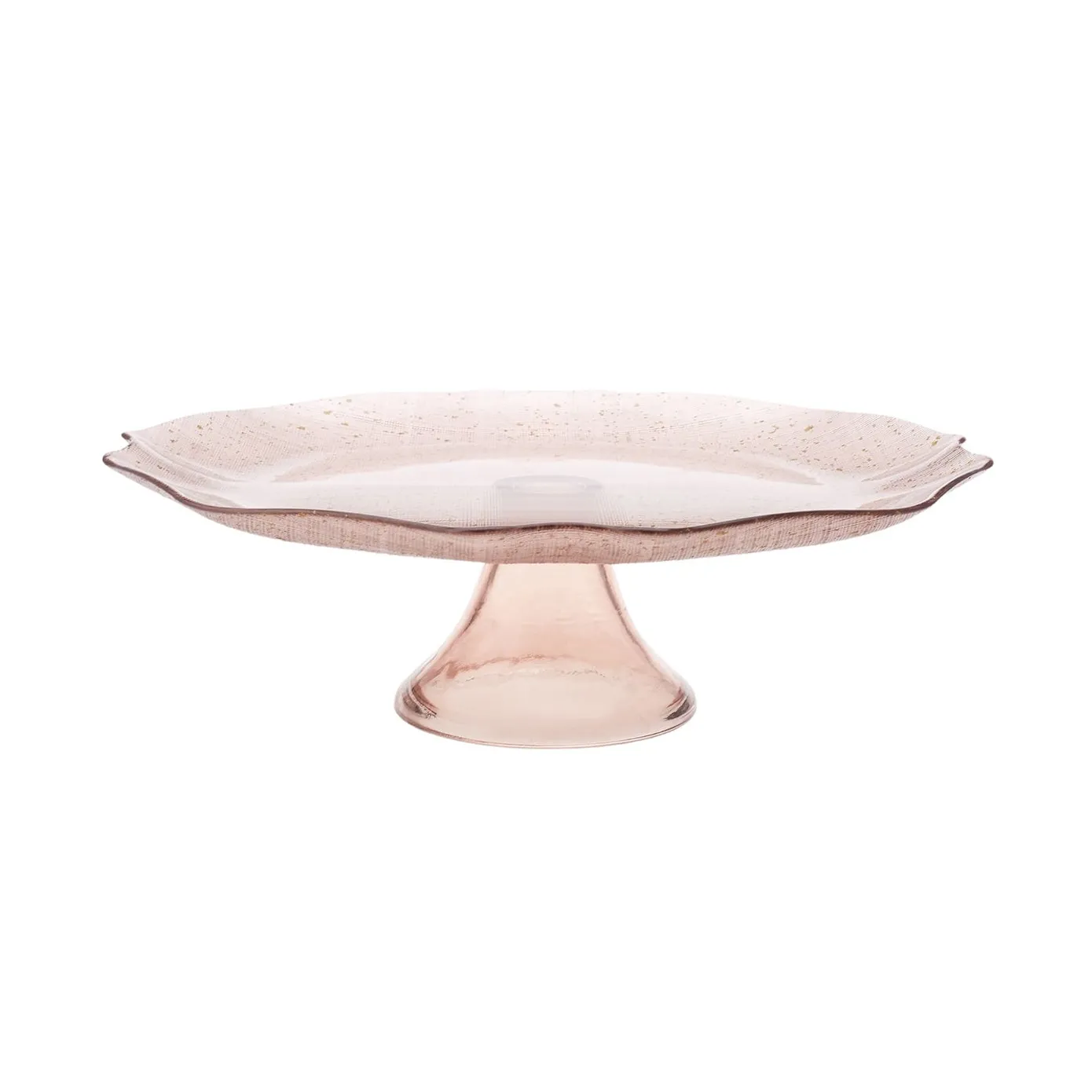 Karaca Glas Blush Kuchenständer mit Serviergeschirr Set für 6 Personen 7 Teile – Bild 3