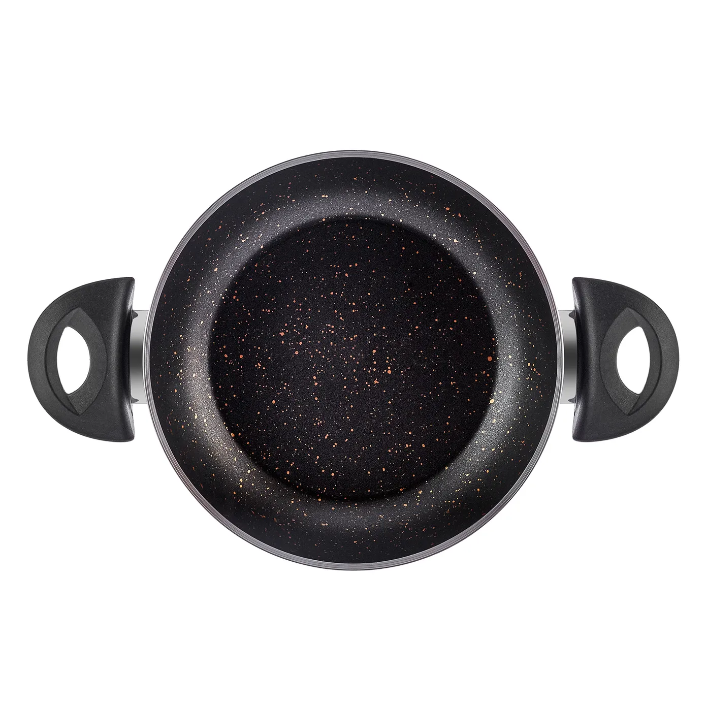 Karaca İnci Biogranit Schwarzgold 8-teiliges Inductions-basis Kochtopfset – Bild 9