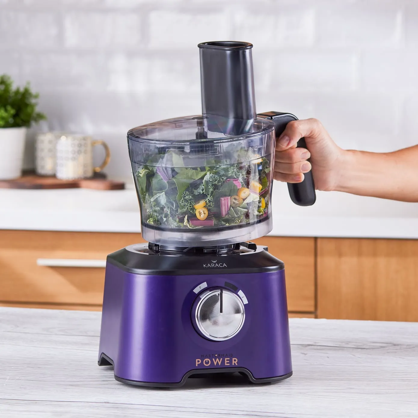 Karaca Mastermaid Power Multifunktionsset 10 in 1 Lebensmittelzubereitung 2000W Lila – Bild 8