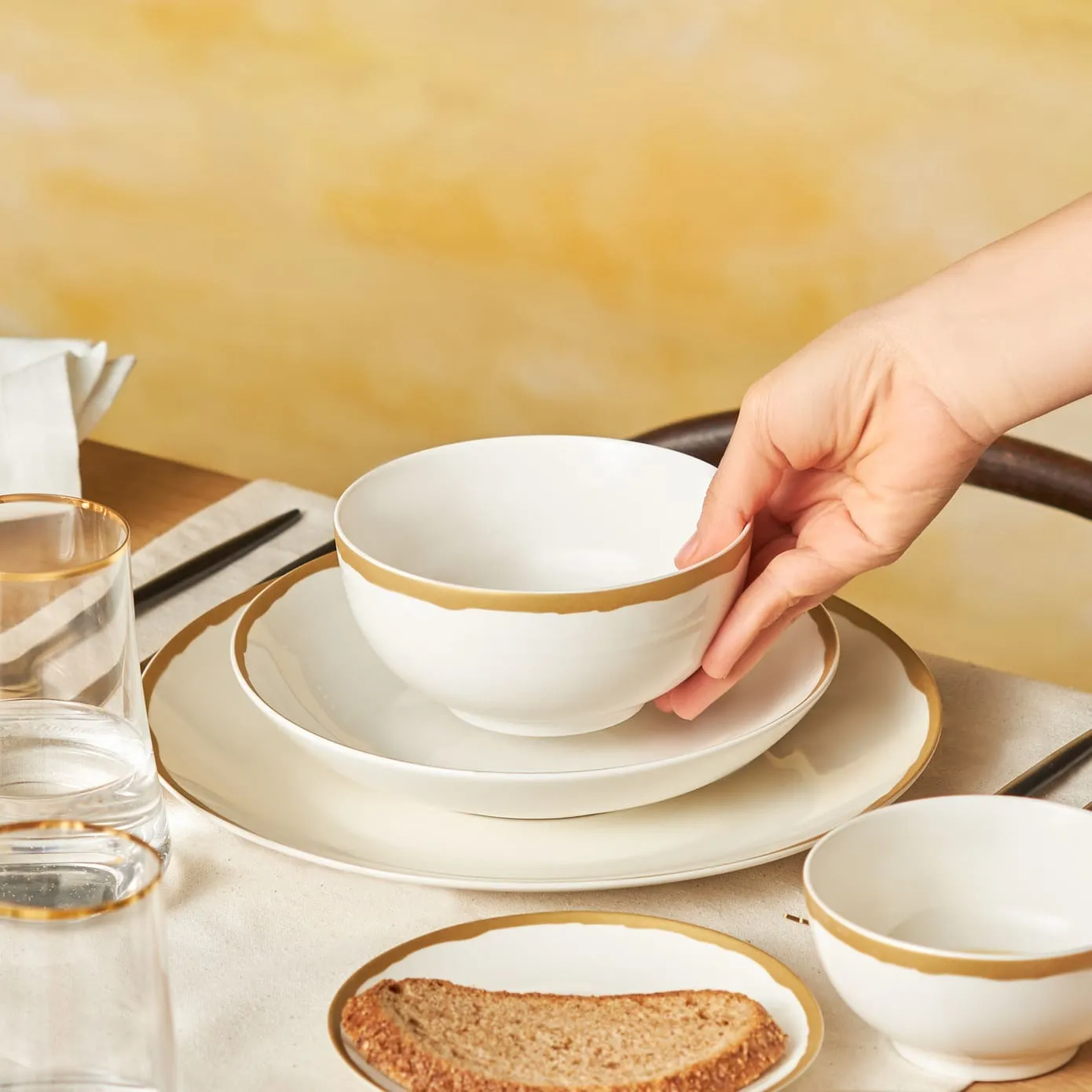 Karaca Elenco 30-teiliges Geschirrset für 6 Personen – Bild 7