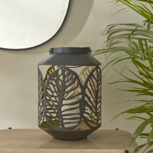 Karaca Home Timber Kerzenständer 18 x 18 x 26 cm Schwarz