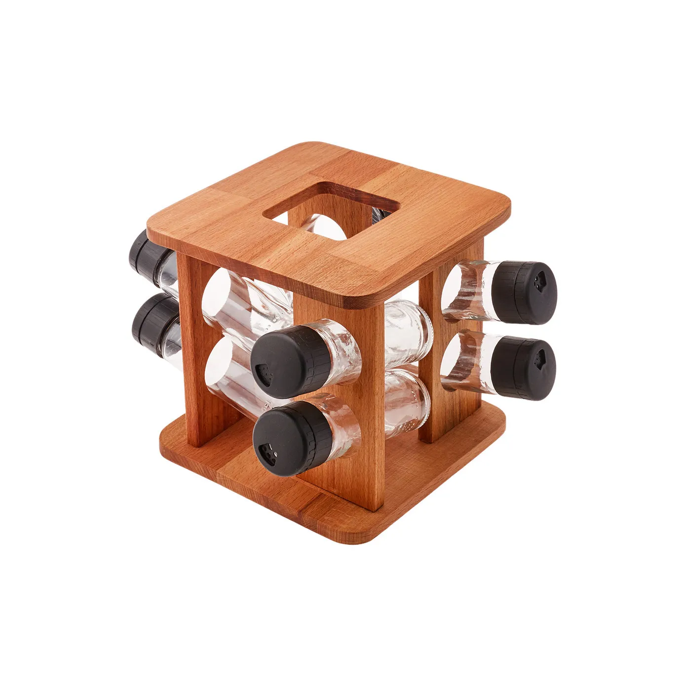 Karaca Aspen 9-teiliges Glasgewürzset mit Ständer – Bild 7