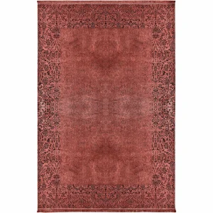 Kashmir Teppich Viskose Premium Damast Lachs 80x150 cm Teppich