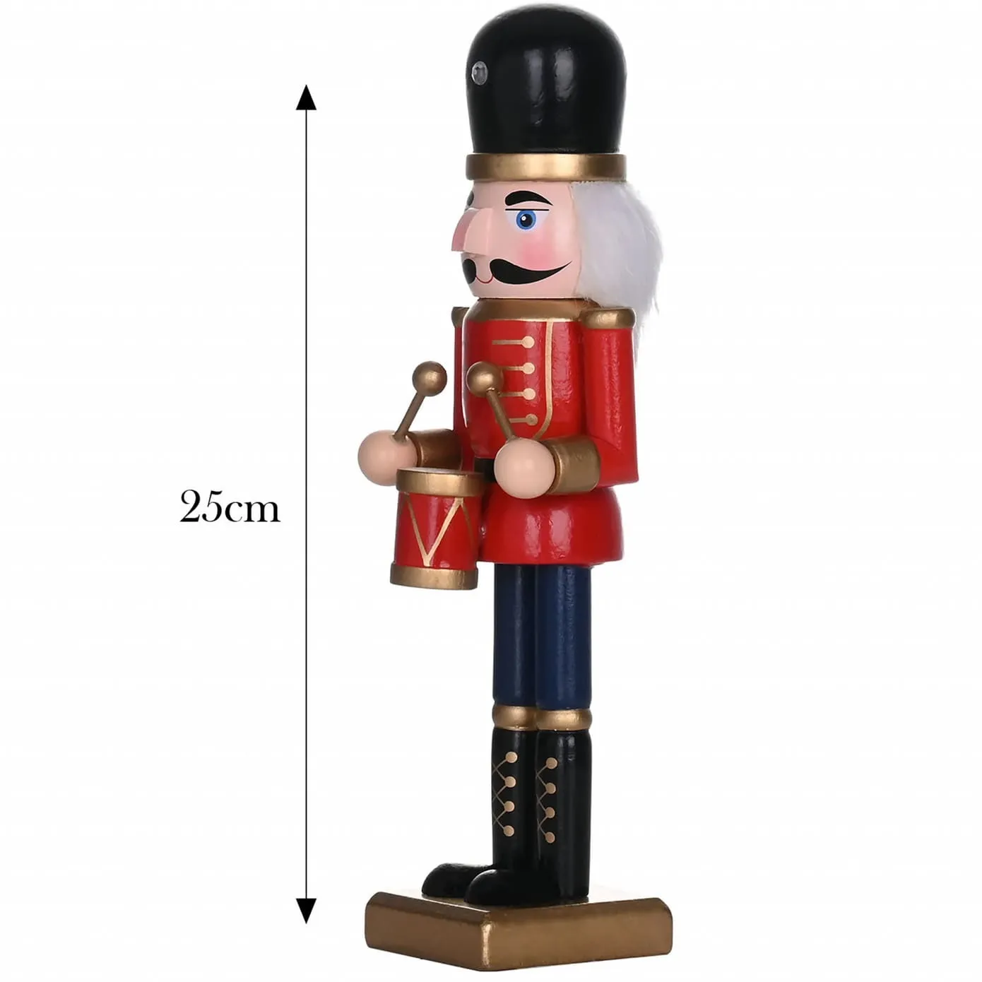 Karaca Home Weihnachten Nussknacker mit Trommeln, 25 cm – Bild 7