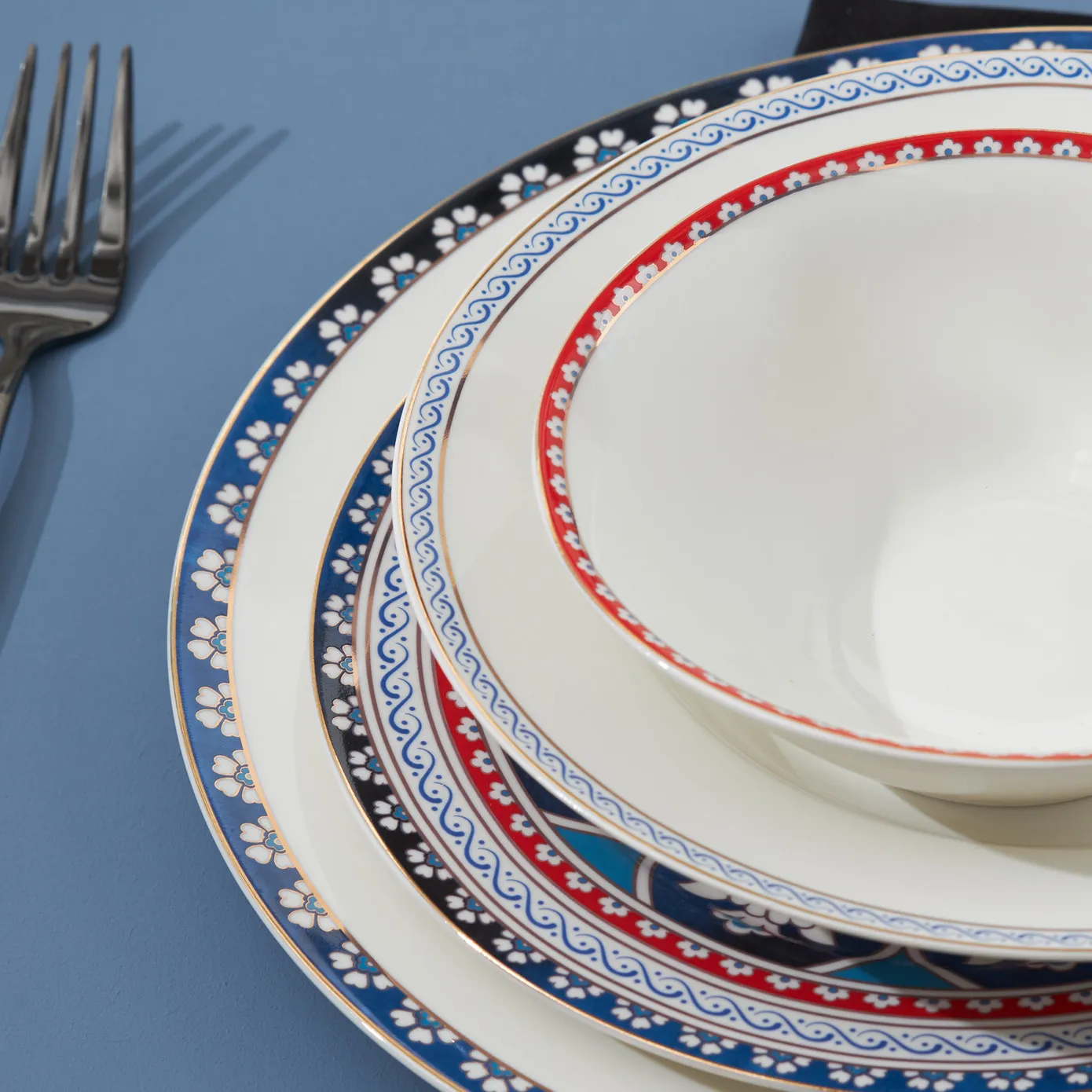 Karaca Ancient New Generation Bone Geschirrset, 6 Personen, 24 Teilig – Bild 4