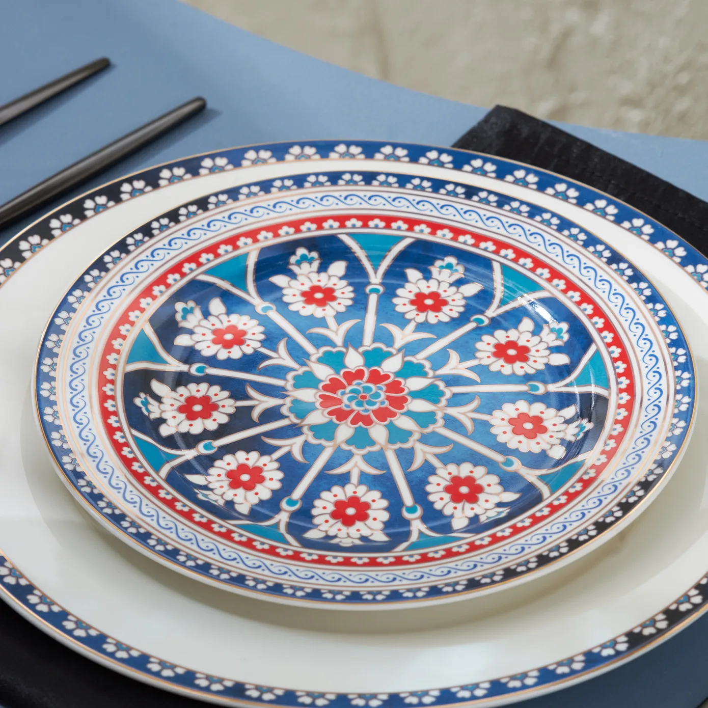 Karaca Ancient New Generation Bone Geschirrset, 6 Personen, 24 Teilig – Bild 5