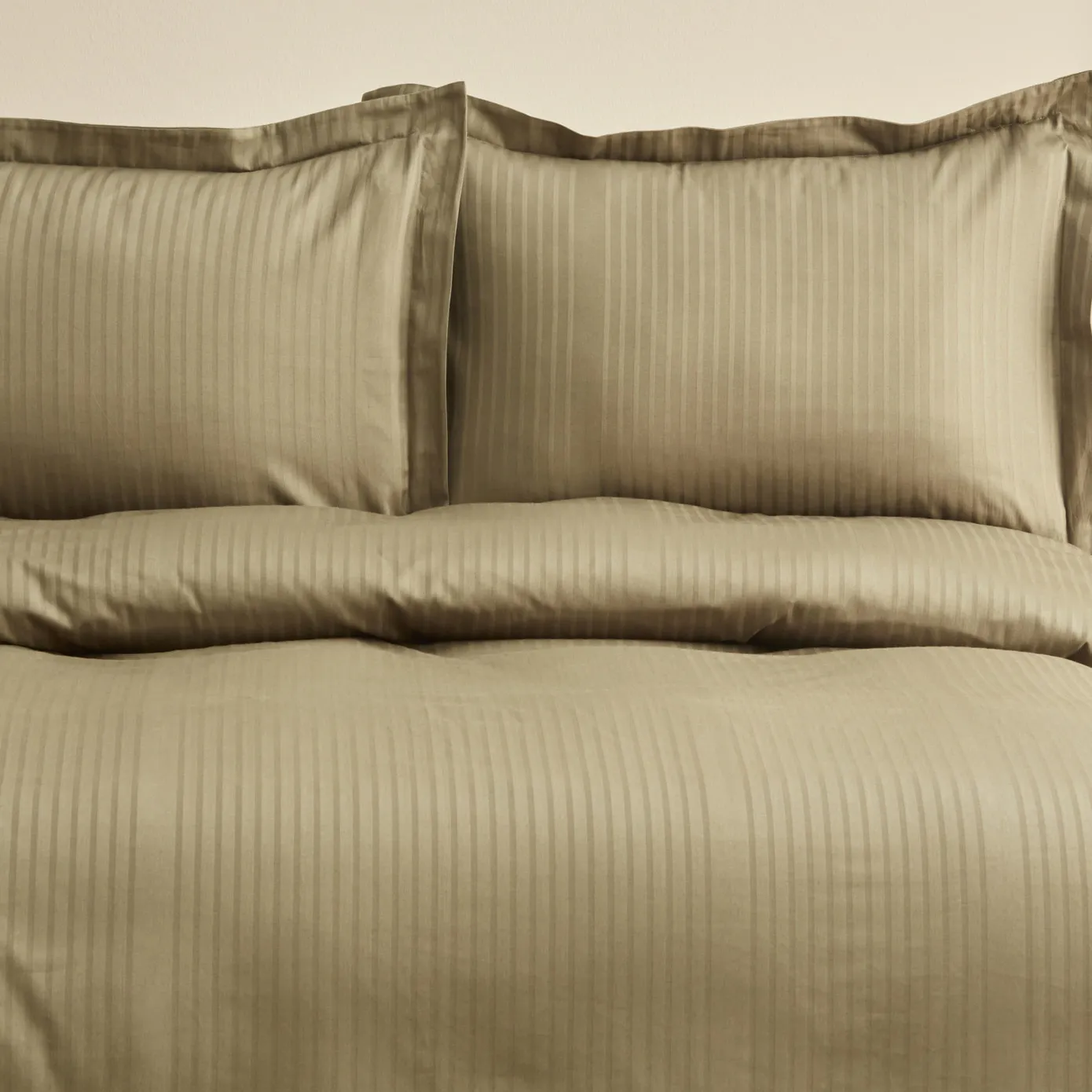 Karaca Home Uniq 100% Baumwolle Satin Einzel Bettbezug Set, Khaki – Bild 3
