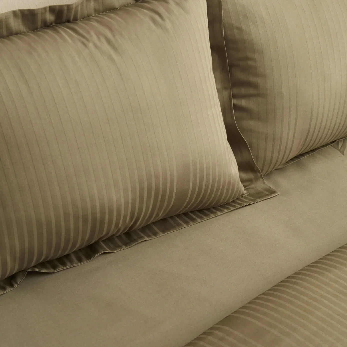 Karaca Home Uniq 100% Baumwolle Satin Einzel Bettbezug Set, Khaki – Bild 5