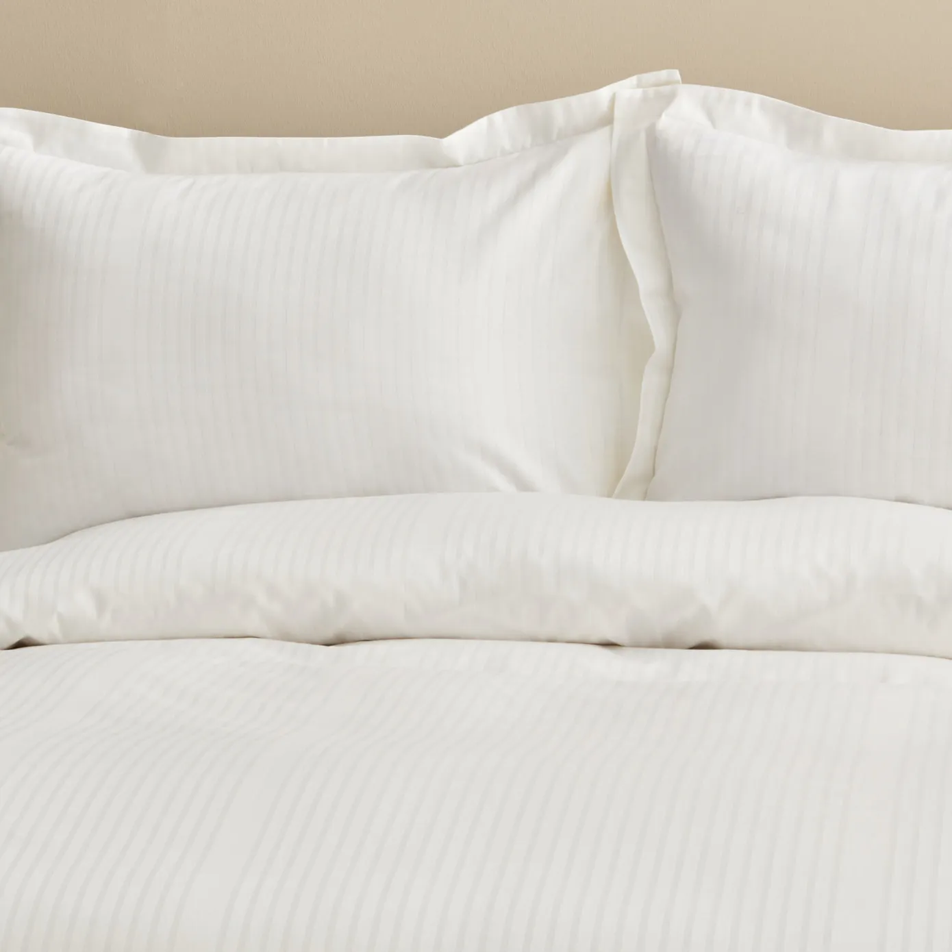 Karaca Home Uniq 100% Baumwolle Sateen Doppel Bettbezug Set Weiß – Bild 3