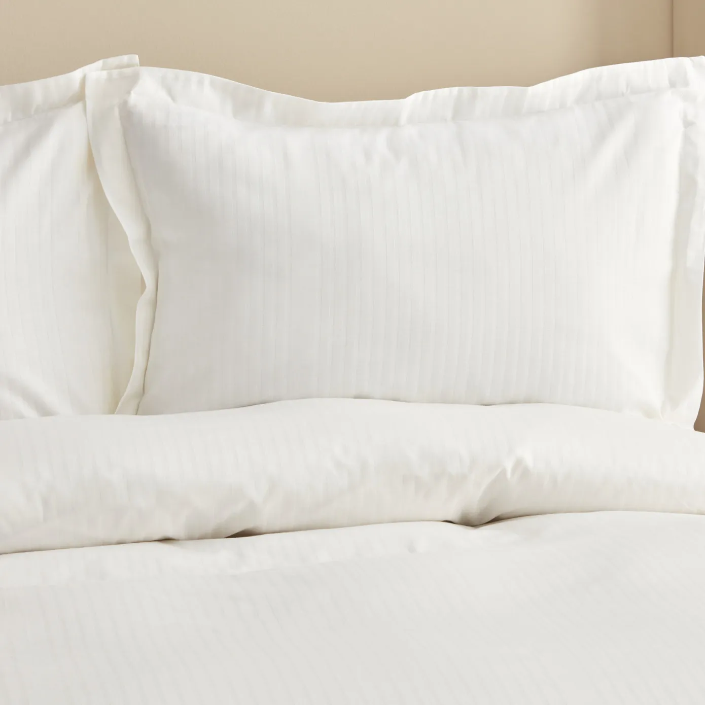 Karaca Home Uniq 100% Baumwolle Sateen Doppel Bettbezug Set Weiß – Bild 4